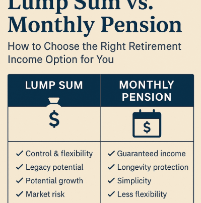 Chart comparing Merck lump sum vs annuity