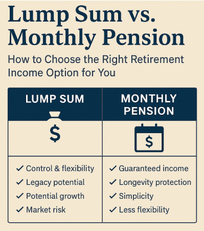 Chart comparing Merck lump sum vs annuity